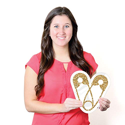 It's Twins - Yard Sign And Outdoor Lawn Decorations - Gold Twins Baby Shower Yard Signs - Set Of 8 #TOP5