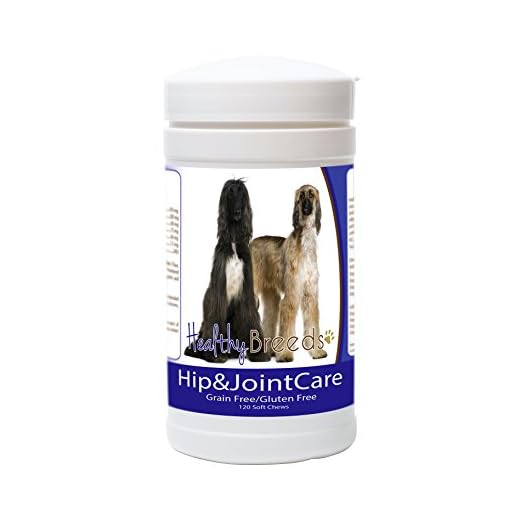 Healthy Breeds Afghan Hound Hip and Joint Care 120 Count