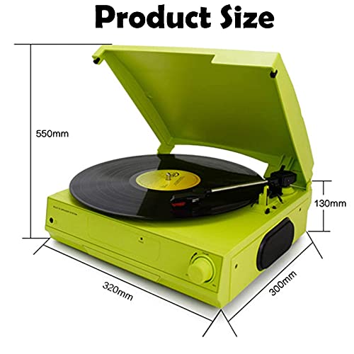 Tourne-Disque, Tourne-Disque Vintage à entraînement par Courroie à 3 Vitesses avec 2 Haut-parleurs stéréo intégrés… - Les Beatles, Paul McCartney, John Lennon, RIngo Starr, George Harrison Tourne-Disque, Tourne-Disque Vintage à entraînement par Courroie à 3 Vitesses avec 2 Haut-parleurs stéréo intégrés… – Image 3