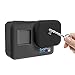 Taisioner 2pcs Silicon Lens Cap for GoPro Hero 5 6 7 9 10 11 Protective Cover Case for GoPro Hero 5/6/7/9/10/11 Black Accessory (Hero 5/6/7)
