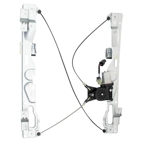 Image of TRQ Rear Driver Side Power Window Motor and Regulator Assembly Compatible with 2009-2014 Ford F-150 Crew Cab
