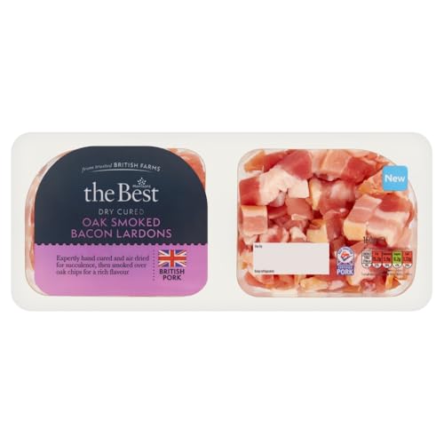 Morrisons The Best Dry Cured Oak Smoked Bacon Lardons Air Dried 160g