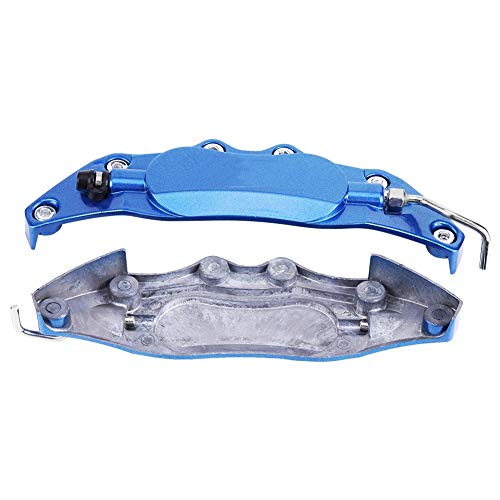 2Pcs Brake Caliper Covers Protector Aluminum Alloy Brake Caliper Guard Universal For Wheel Hub 14In-15In Small (Blue) #TOP7
