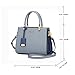 Cnoles Cowhide Leather Tote Handbags Medium Shoulder Bags Ladies Handle Satchel Purse Tote Bag Purse for Women Grey