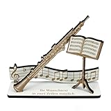 DEKOLANDO Dekoaufsteller Geldgeschenk Oboe – Geschenk für Musiker mit Wunschtext - Oboist & Oboistin – Klassik Kammermusik Filmmusik Geschenkidee