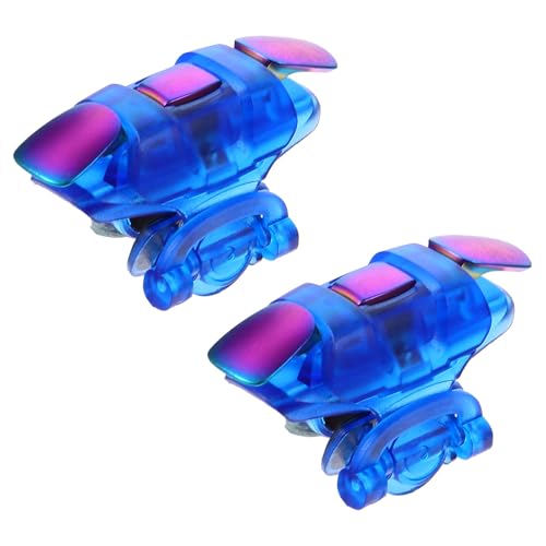 Gatillos azules duraderos BUTIFULSIC de metal con diseño antideslizante para gamepad