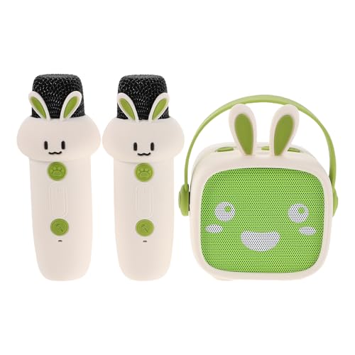 Machine de karaoké pour enfant YARNOW mini enceinte et microphone portable rose