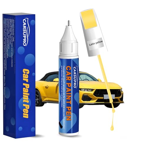 Latin Yellow Car Touch-Up Paint Pen for Scratches