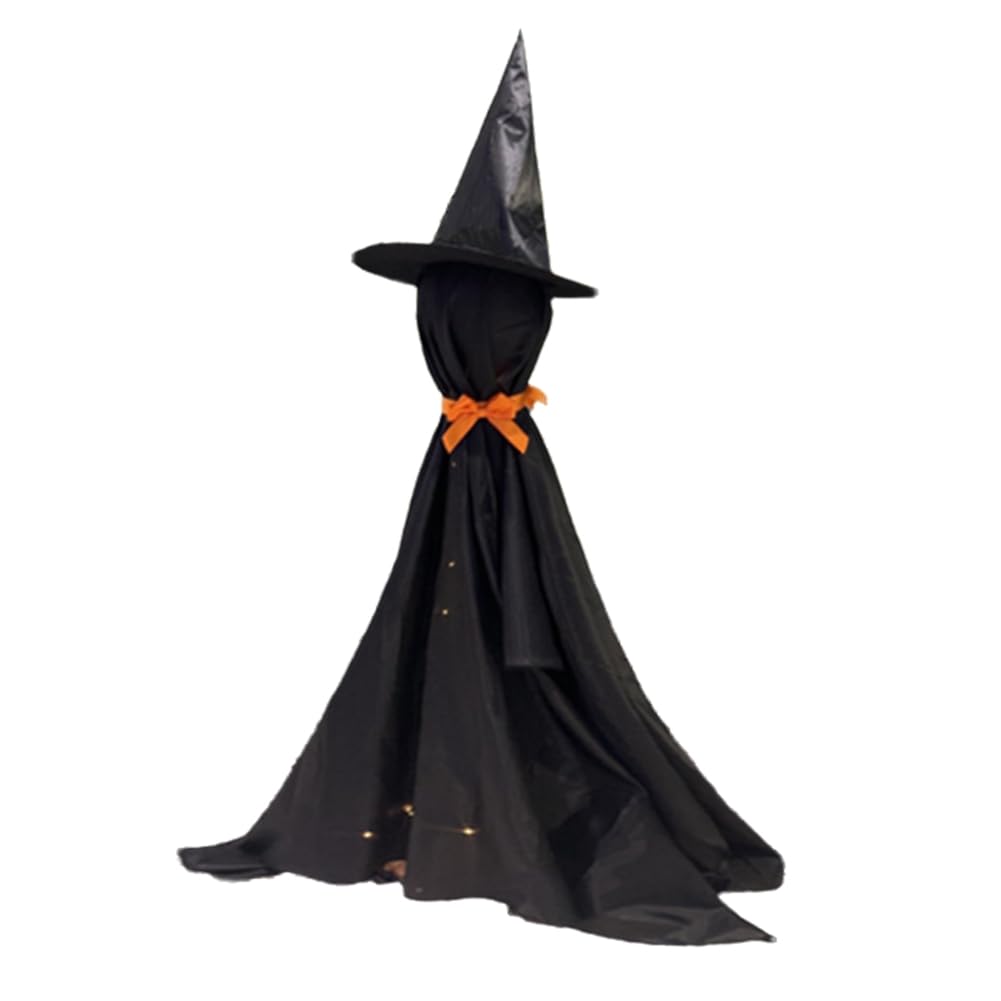 Fantôme noir chapeau régulier pour décorer sans fixation murale compliquée