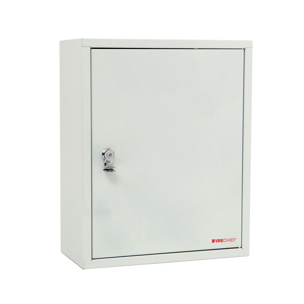 Firechief FMDC/WHITE Cabinet, Metal Document, Seal Latch, White