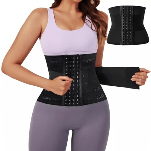 Faja Reductora Adelgazante Mujer, Fajas Reductoras Abdomen Adjustable, Deporte Cintura Entrenador, Waist Trainer Mujer y Hombre, Faja Abdomen Lumbar Cinturón Reductor para Deporte Fitness Postparto