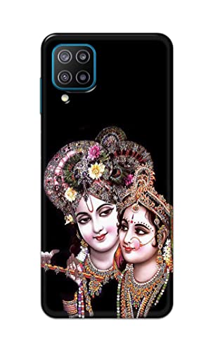 Image of PRINTFIDAA� Printed Hard Back Cover Case for Samsung Galaxy F12 Back Cover (Radha Krishna) -2808