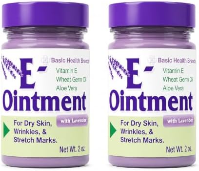 Basic Brands Vitamin E Ointment Lavender 2 oz, 2-Pack