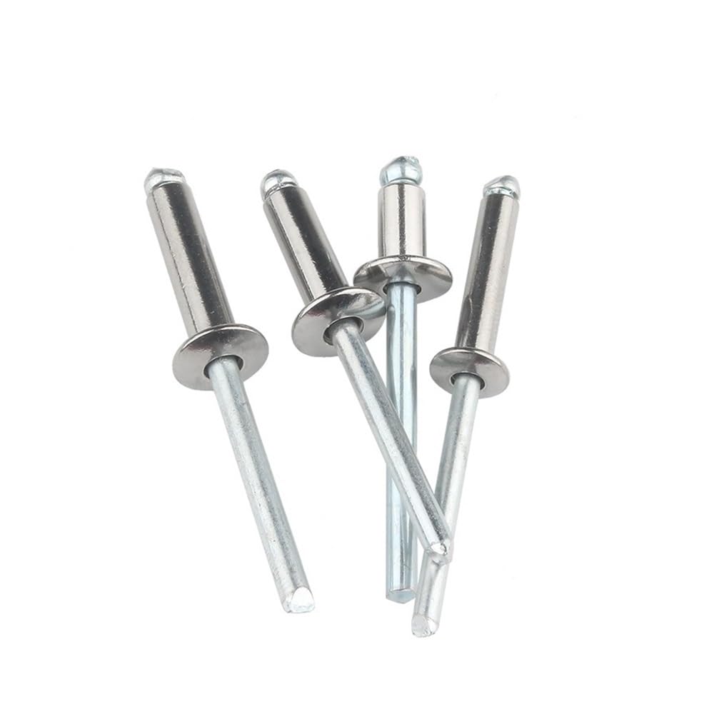 JIEYUZYUO Screws Sus 304 Blind Pop Round Head Decoration Nail Rivet/M6.4 * 10Mm/50Pcs