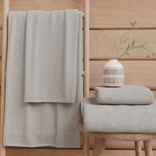 PETTI Artigiani Italiani - Badetücher aus 100% Baumwoll-Frottee, Handtuch-Set 3 + 3, 6 Stück 3 Gesichtstücher und 3 Handtücher… – Ansicht 4