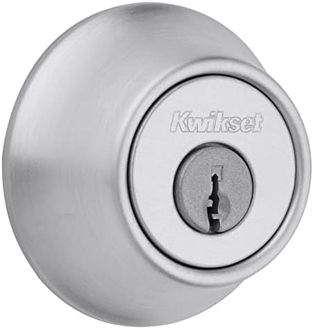 Kwikset 660 26D SCAL SCS Einzylinder-Riegel, satiniertes Chrom