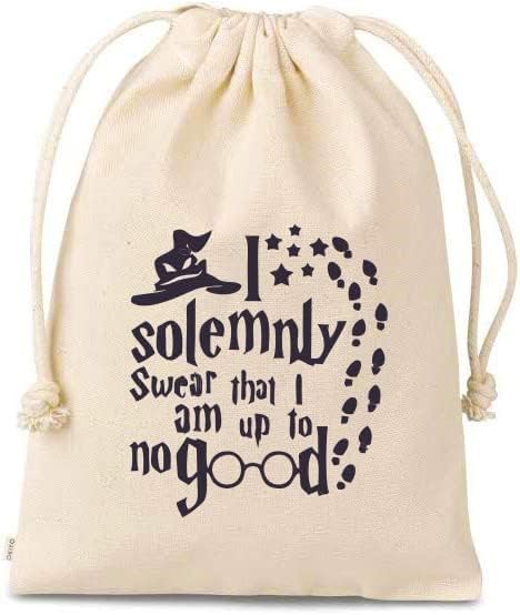 Mayatra's Bolsa de algodón orgánico con cordón para regalo de Navidad, bolsas de algodón para almacenamiento de calcetines de fiesta, 5 x 7 pulgadas