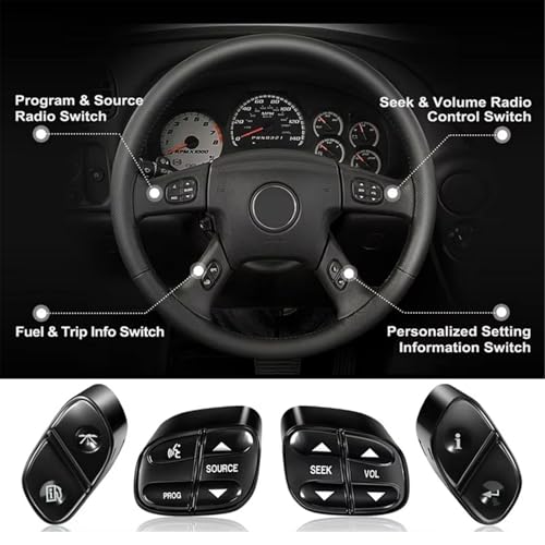 Bouton de commande de volant idéal pour trajets en GMC Envoy