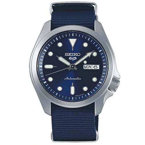Seiko Mens Analogue Automatic Watch with Nylon Strap SRPE63K1