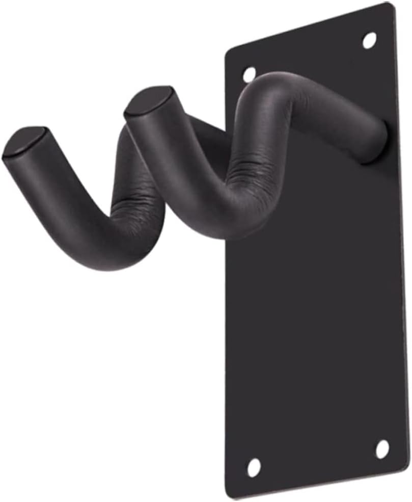 2pcs Guitar Accessory Guitar Accessories Guitar Hook Guitar Support Holder Music Instrument Wall Mount Wall Mount Guitar Instrument Hanger Hook Wall Hanging Musical Instrument (Faux Leather) image 2