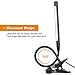 LEPOWER Clip on Light, Book Lights for Reading at Night with Stepless Adjustable Brightness & 3 Colors, 4W Reading Light for Bed, Headboard and Computer, Book Lovers Presents, Adapter Included, Black