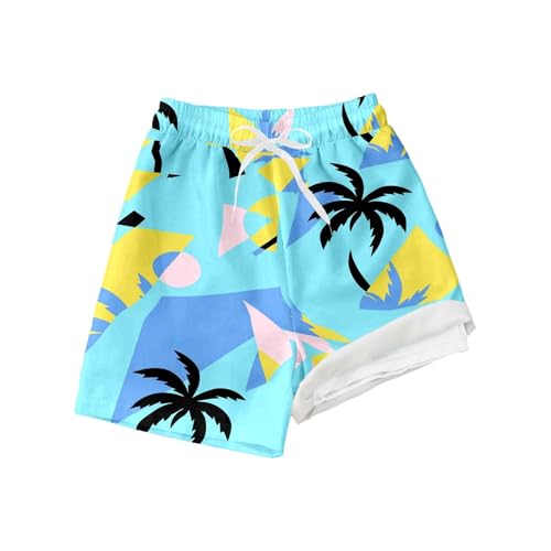 Maillot de bain 4 way stretch pour garçon avec textile technique ultra extensible