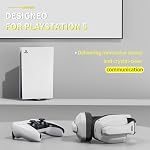 BINNUNE 7.1 Wireless Gaming Headset with Microphone for PS 4, PS 5, PC, NS, Mac, 2.4GHz Bluetooth Gaming Headphones with Crystal-Clear Mic, 63Hr Battery (Gray)