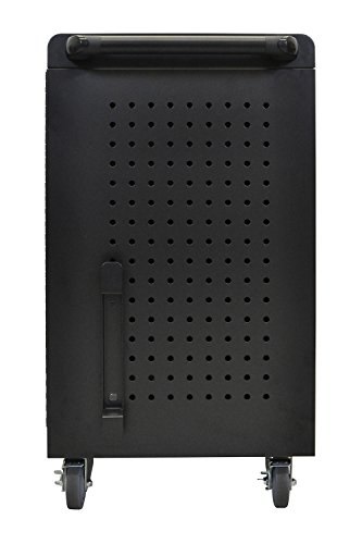 Luxor Lltm30-B-Rfid Tablet Computer Charging Station, 36.75" H X 26" W X 20.25" D, Black #TOP7