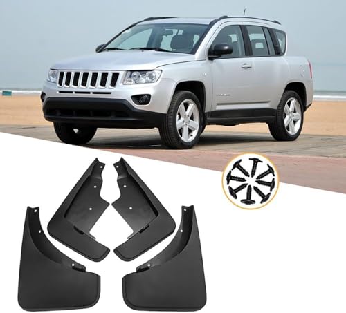 Bavettes garde-boue pour Jeep Compass 2011-2016 - Protection auto robuste