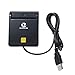 ZOWEETEK® Lector de DNI electrónico CAC Inteligente Lector de Tarjetas USB Color Negro