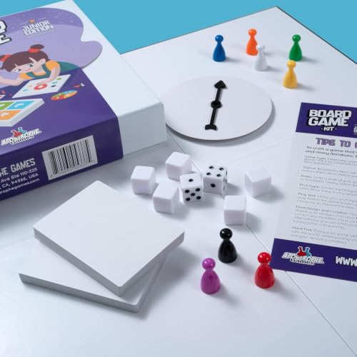 Junior Erstellen Sie Ihr eigenes Brettspiel-Kit mit leeren Brett & Stücke – Ansicht 2