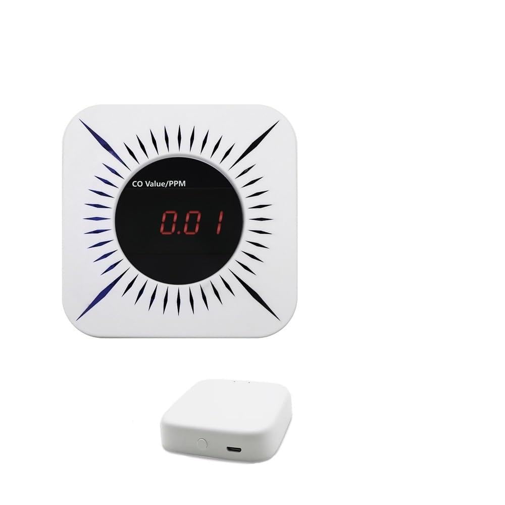 Inteligentna skrzynka powietrzna, wysokiej jakości, wykrywacz tlenku węgla, tester automatyzacji, działa z aplikacją Smart Life Home (COWGA-ZigBee-Hub)