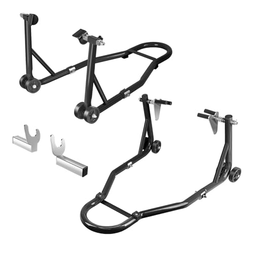AIRAJ PRO Motorcycle Stand,992 LBS Capacity Motorcycle Stands Front and
