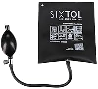 SIXTOL AIR MOVER 1 Aufblasbarer Positionierkeil | Tragkraft bis 135 kg | Luftkeil für Auto, Möbel, Fensterinstallation | Einfaches Heben und Positionieren | Robust und leicht zu bedienen, Schwarz