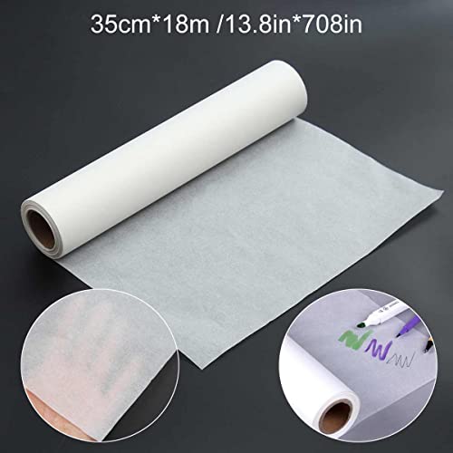Tracing Paper Roll - 13”, 20 Yards White Tracing Paper Trace Paper For Sewing&Dressmaking - Sketch & Drafting Paper Roll - Sewing Tracing Paper #TOP1