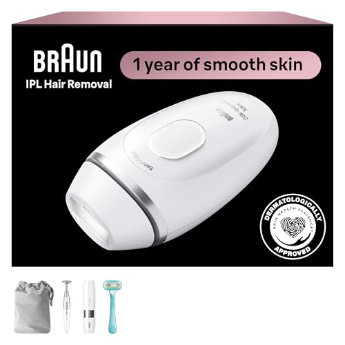 Braun IPL Mini, Silk·Expert Mini, IPL Hair Removal for Women and Men, Permanent Laser Hair Reduction At-Home, IPL1115