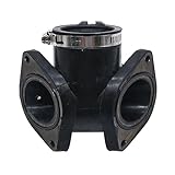 JDLLONG Carburetor Joint Intake Manifold Boot for Yamaha Road Star 1600 XV1600 1999-2003 4WM-13586-01-00 Intake Joint with O-Rings