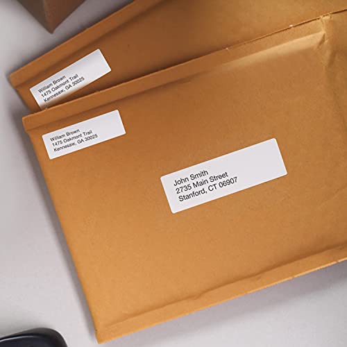 Image of DYMO Authentic LW Return Address Labels DYMO Labels for LabelWriter Label Printers White 3 /4 inch x 2 inch 1 Roll of 500