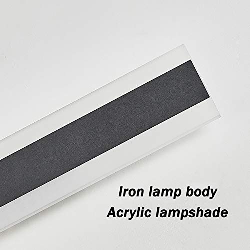 Applique extérieure LED 120cm noire IP44 pour jardin moderne - 7