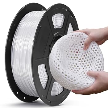 ANYCUBIC TPU Filament 95A, 1.75mm, 1KG Spool (2.2 lbs), Milky White