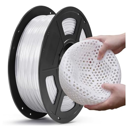 ⚡ ANYCUBIC TPU Filament 1.75mm, 95A Soft Flexible 3D Printer Filament, Dimensional Accuracy +/- 0.03mm, Print with Most FDM 3D Printers, Milky White