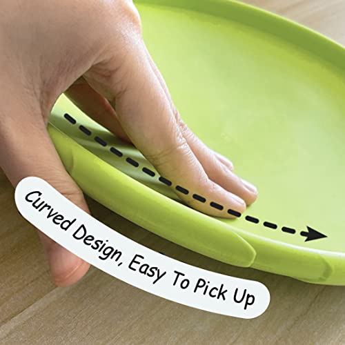 Coldchill 8.75” Competition Dog Flying Disc Puppy Flyer Toy React Faster Training Interactive Toys For Medium Large Breeds, Lightweight Durable And Water Resistant Floating Saucer (Green) #TOP1