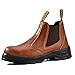 S3 Arbeitsstiefel Herren & Damen, M-8025BR Sicherheitsschuhe Herren & Damen hoch ESD, wasserdichtes & atmungsaktives Leder, leichte & bequeme Einlegesohle, S1P Stahlzehen & Stahlplatte
