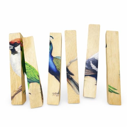 Image of FirstblowWooden Animal & Bird Puzzle Toy for Kids | Montessori Educational Toy for Toddlers | Learning Block Game for 2-6 Years Boys & Girls | Eco‑Friendly Wooden Toy Gift Set for Preschool Education