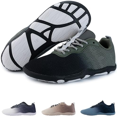 HF Shade Barefoot Shoes – Ergonomic Healthy Daily Wear, Foot Pain Relief Sneakers for Men Woman | Minimalist Non Slip Design for Natural Walking Running