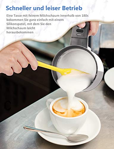 YISSVIC Melkopschuimer 300 ml elektrische automatische melkopschuimer opschuimer voor warme en koude melk basisstation… - Image 8