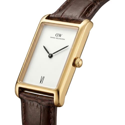 Image of Daniel Wellington Rectangle 28mm White Dial Analog Men Watch - DW0DG1402