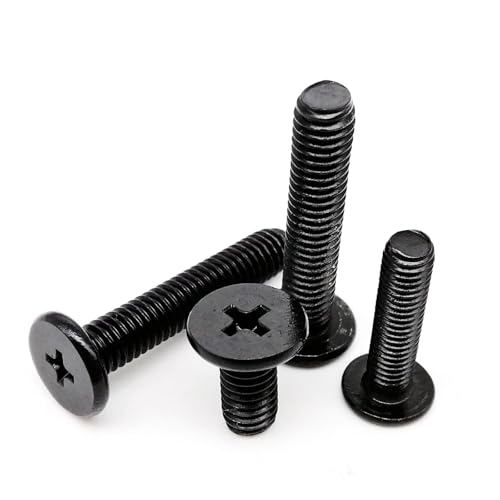 yaoqijie CM M1.6 M2 .5 M3 M4 M5 M6 �u���b�N 304 �X�e�����X�X�`�[�� ���b�v�g�b�v�R���s���[�^�[�p�N���X���[�t���b�g�E�F�[�n�w�b�h�{���g�l�W lasting(12mm,50pcs M2)