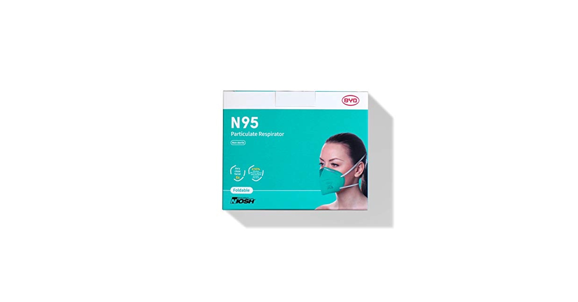 Amazon.com: BYD CARE N95 Respirator, 20 Pack with Individual