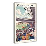 IADNG Stade De France Fußballstadion-Poster, 
